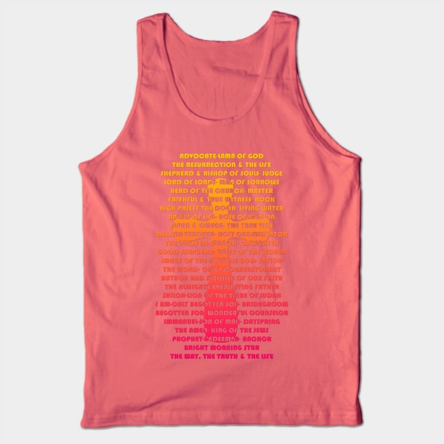 Names of Jesus Tank Top by AlondraHanley